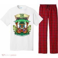 Tiki Bartender Kahuna Tropical Drinks Cocktails Luao Party Pajama Set thumb 0