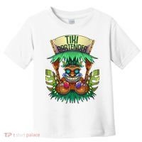 Tiki Bartender Kahuna Tropical Drinks Cocktails Luao Party Toddler T-Shirt thumb 0