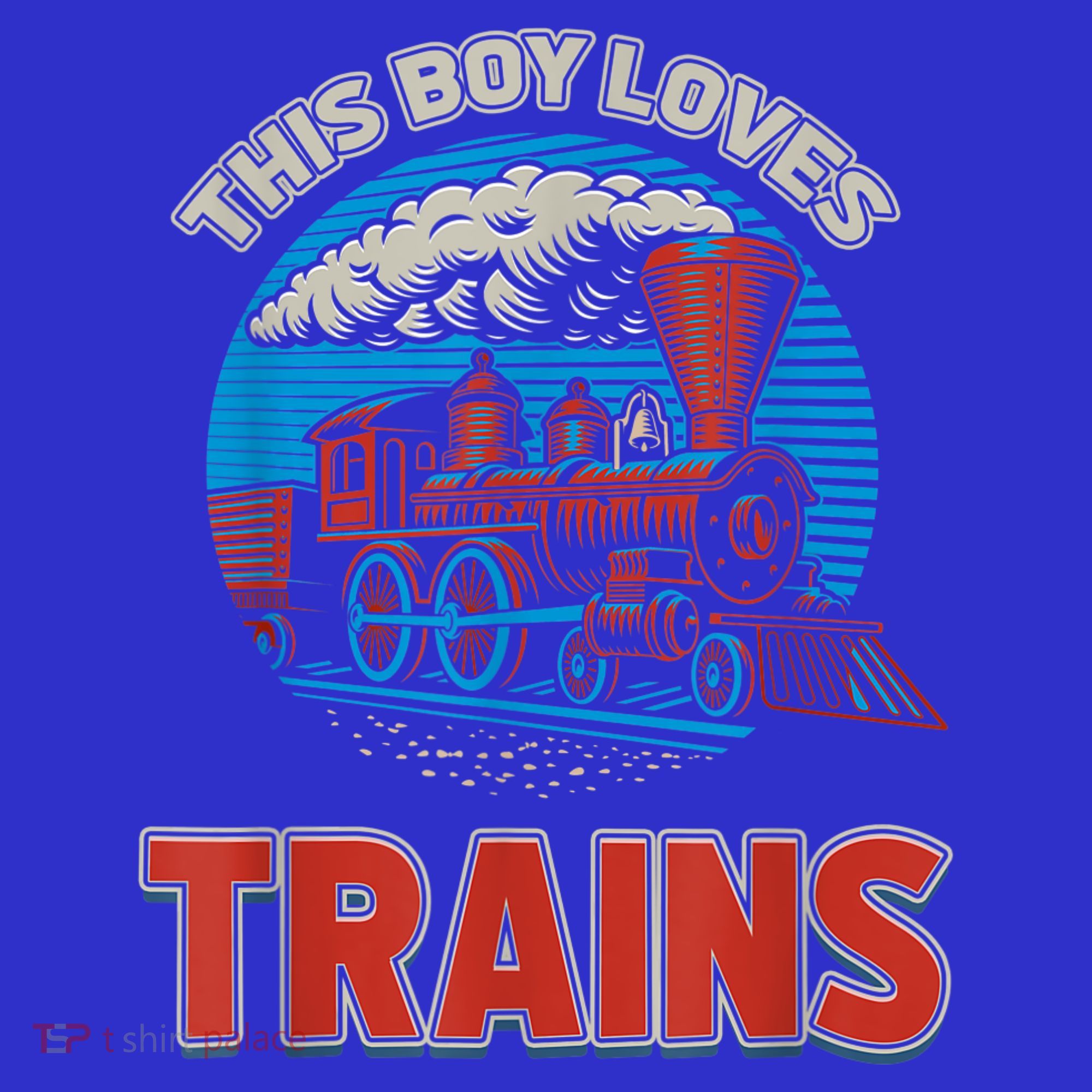 This Boy Loves Trains Locomotives And Wagon! Boys Train Apron
