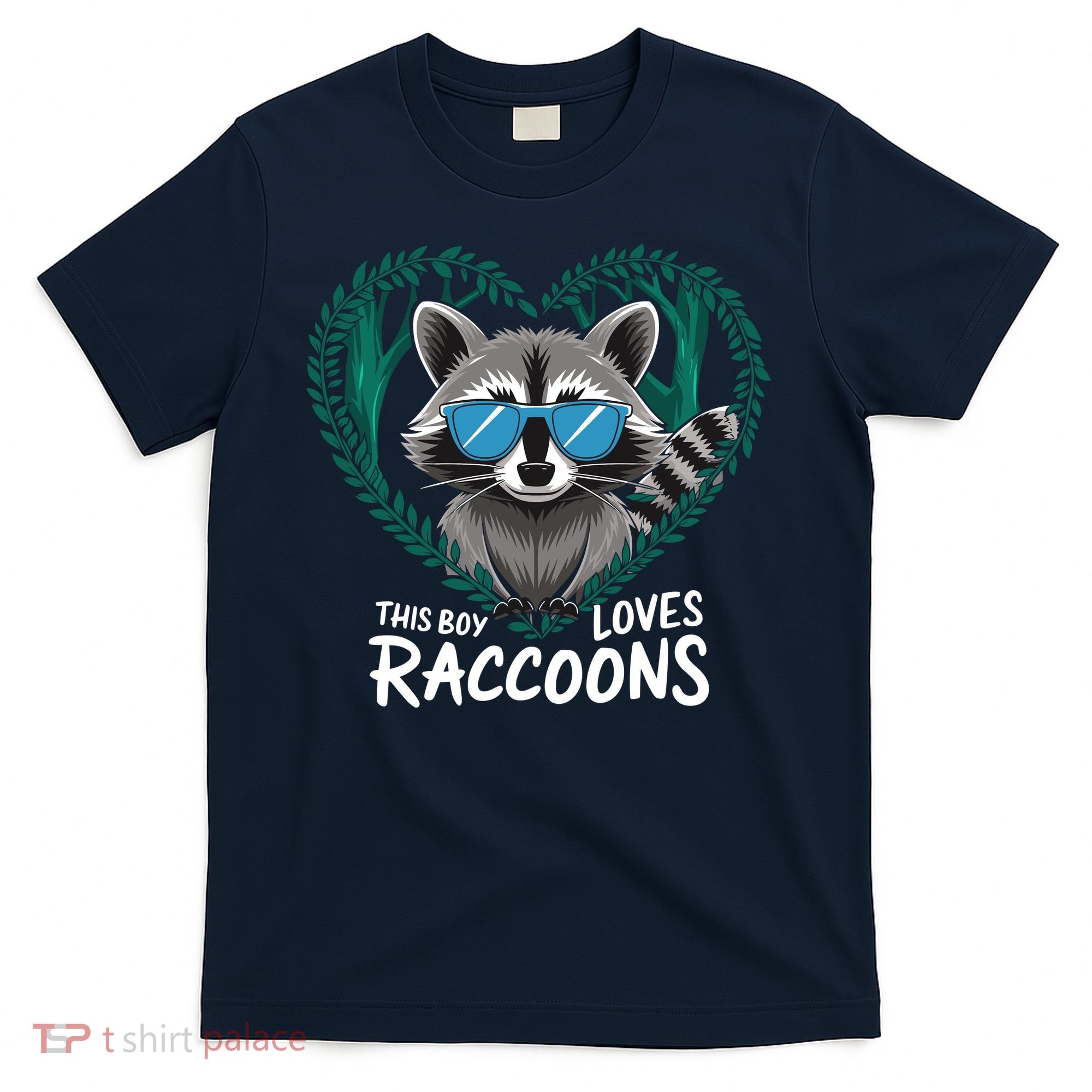 This Boy Loves Raccoons Cute Raccoon Wildlife For Boy T-Shirt