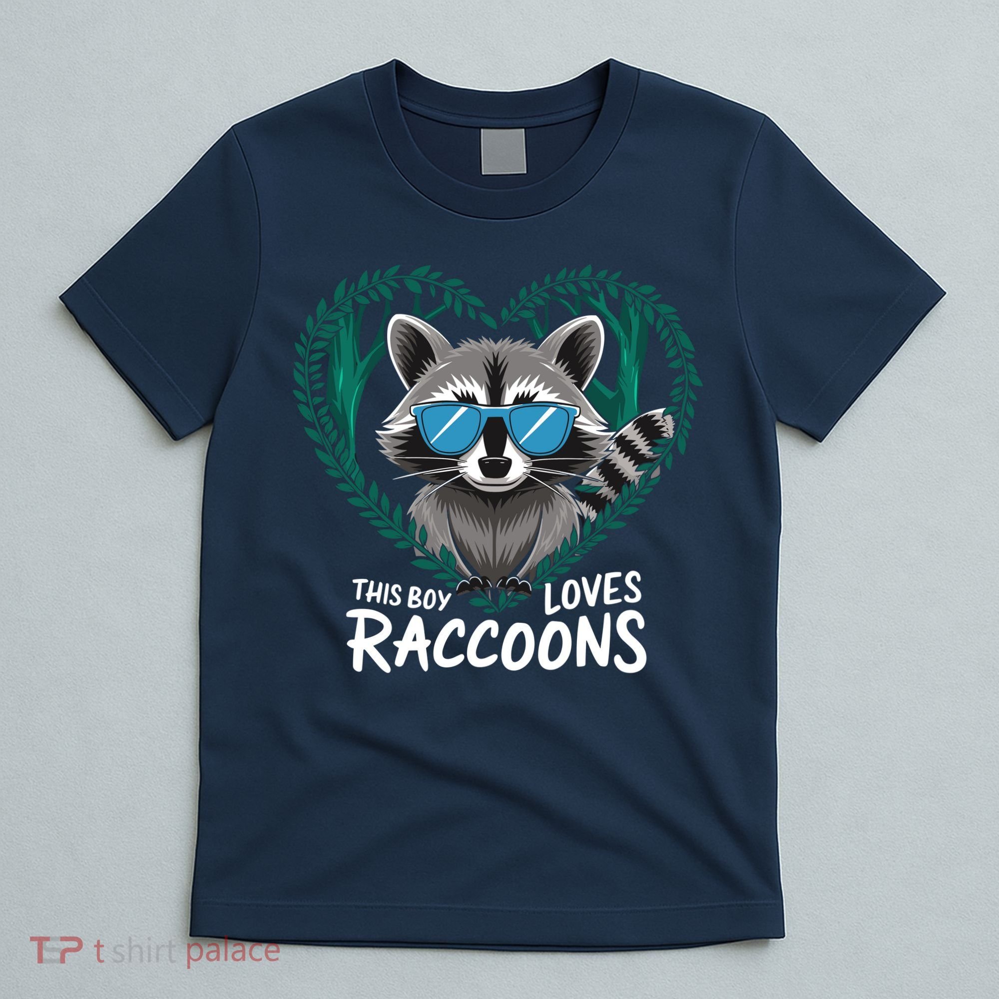 This Boy Loves Raccoons Cute Raccoon Wildlife For Boy T-Shirt