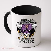 Taurus Bull Level Of Wildness Coffee Mug thumb 0