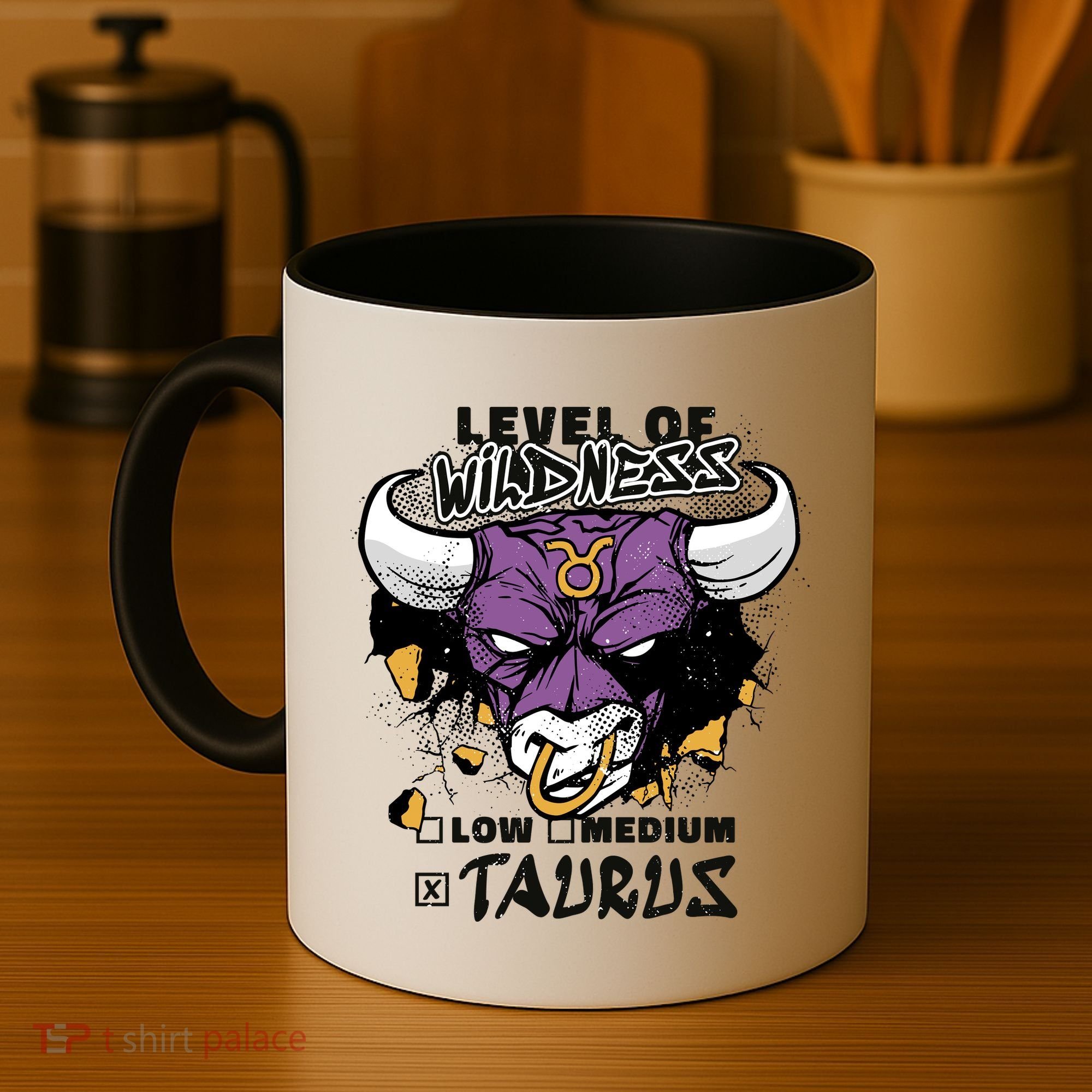 Taurus Bull Level Of Wildness Coffee Mug