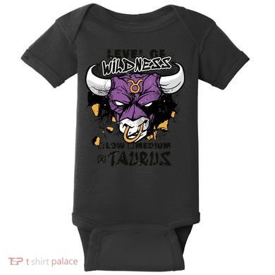 Taurus Bull Level Of Wildness Baby Bodysuit