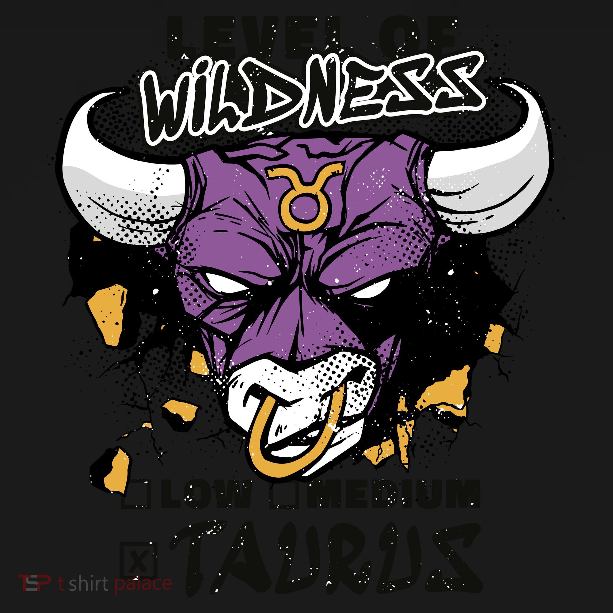 Taurus Bull Level Of Wildness Baby Bodysuit
