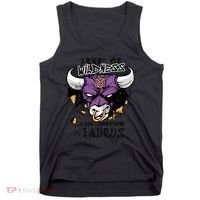 Taurus Bull Level Of Wildness Tank Top thumb 0