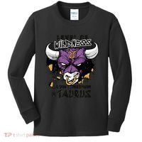 Taurus Bull Level Of Wildness Kids Long Sleeve Shirt thumb 0