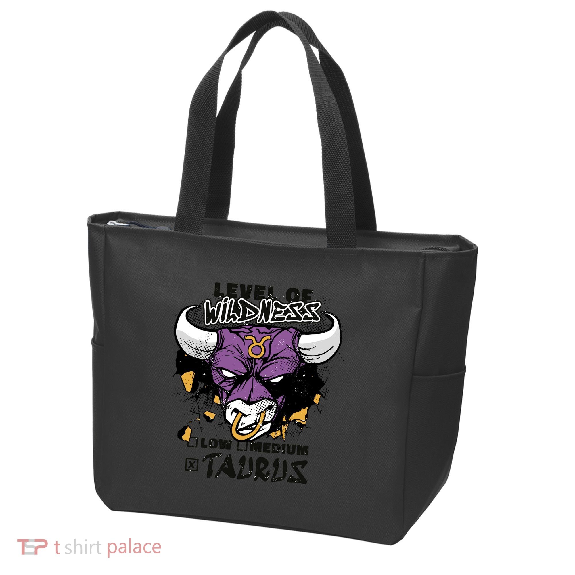 Taurus Bull Level Of Wildness Tote Bag