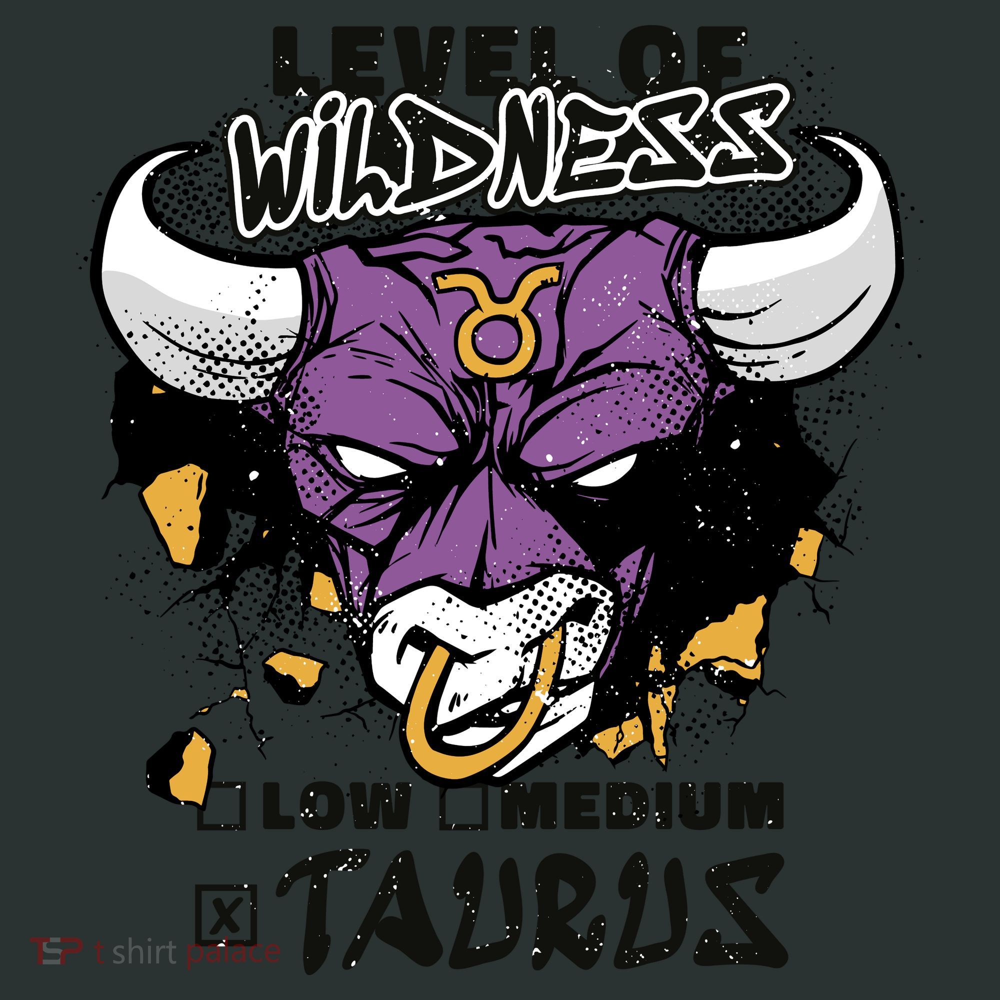 Taurus Bull Level Of Wildness Infant Baby Jersey Bodysuit