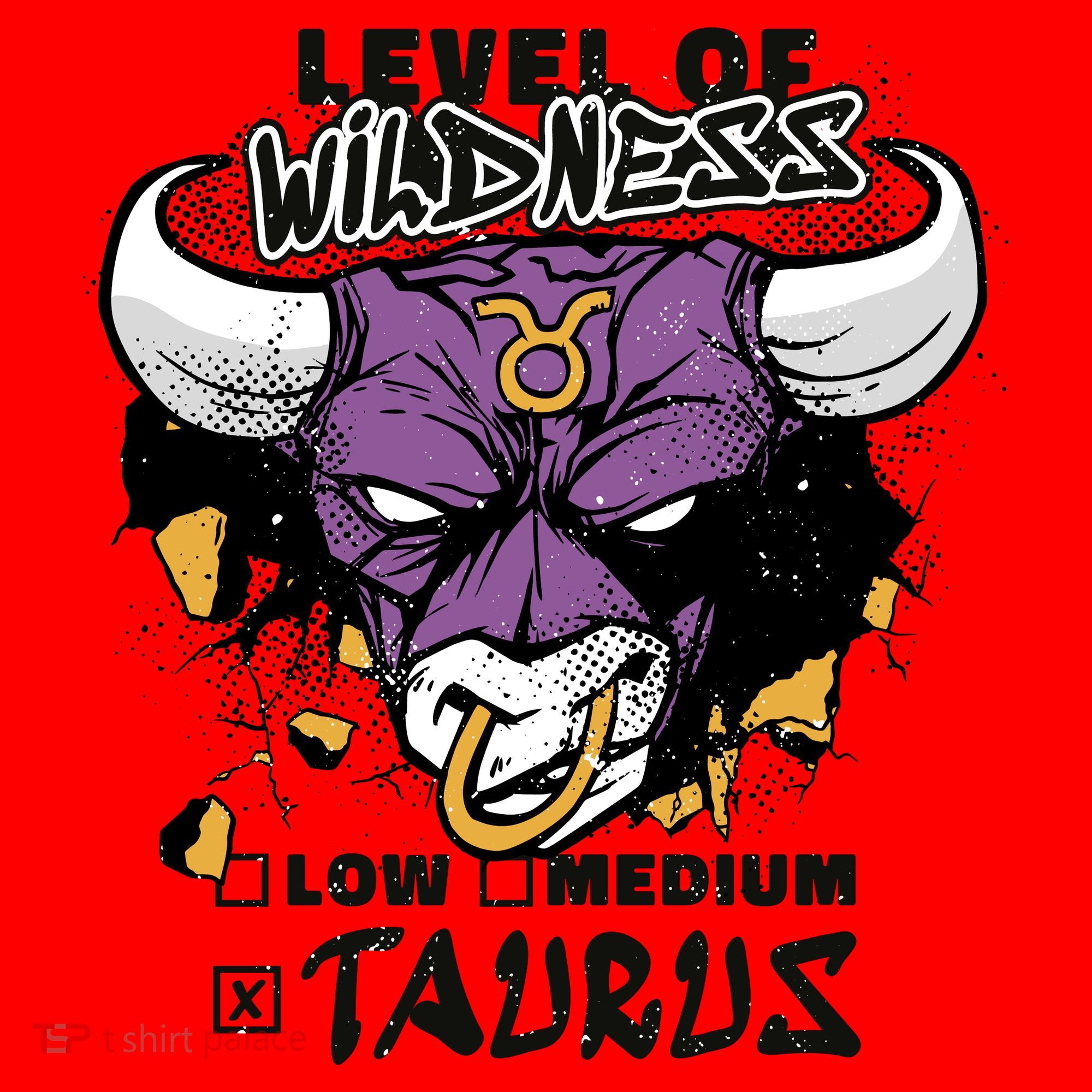 Taurus Bull Level Of Wildness Santa Hat
