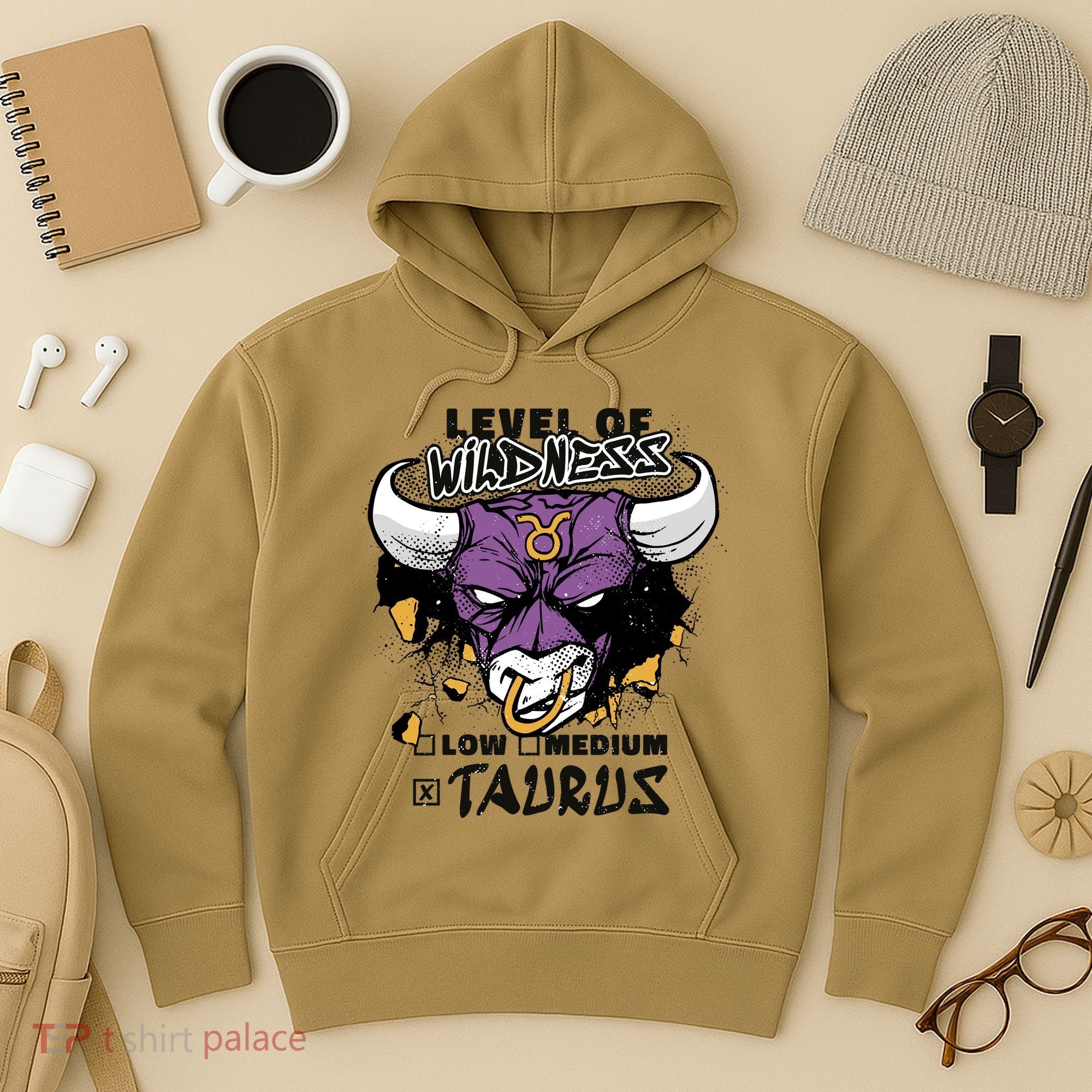Taurus Bull Level Of Wildness Hoodie