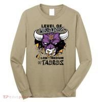 Taurus Bull Level Of Wildness Long Sleeve Shirt thumb 0