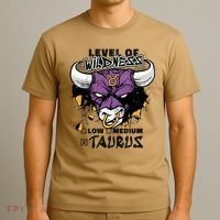Taurus Bull Level Of Wildness T-Shirt thumb 3