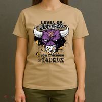 Taurus Bull Level Of Wildness T-Shirt thumb 4