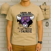 Taurus Bull Level Of Wildness T-Shirt thumb 6