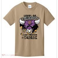 Taurus Bull Level Of Wildness Kids T-Shirt thumb 0