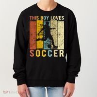 This Boy Loves Soccer Boy Soccer Women's Sweatshirt thumb 0