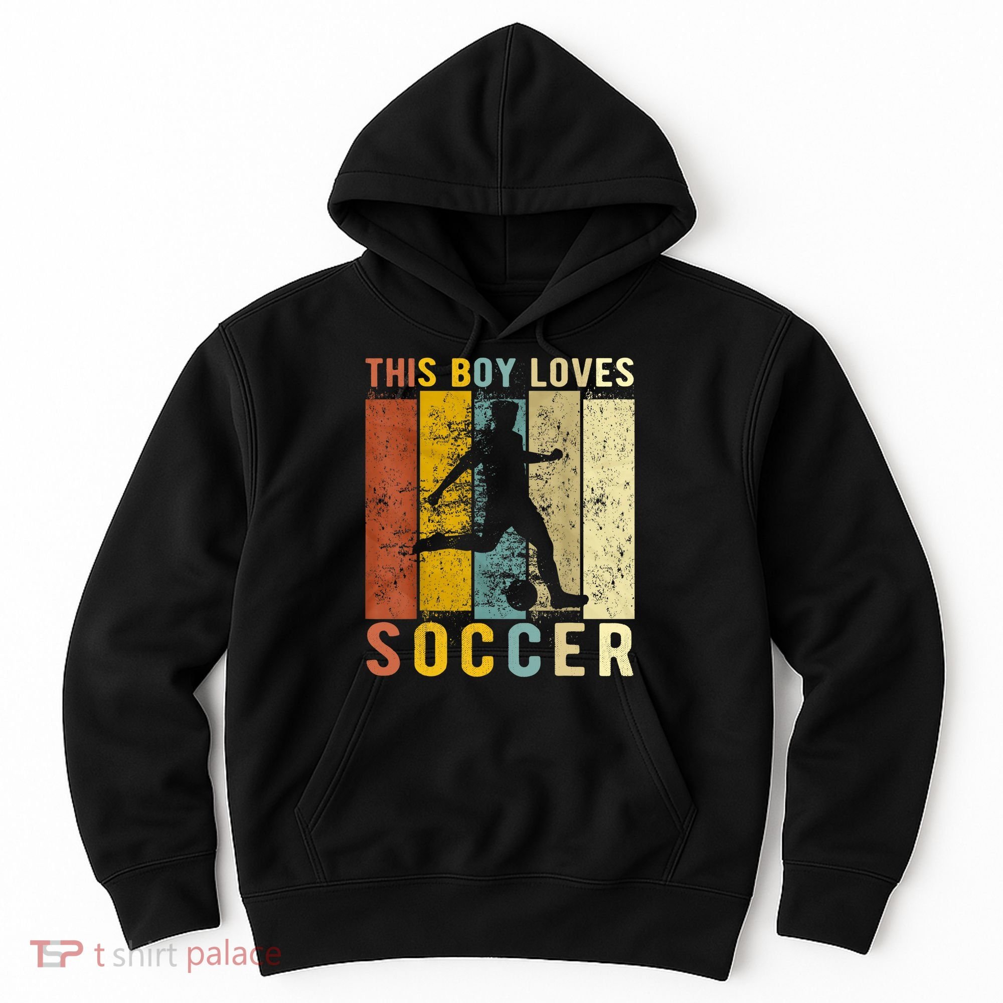This Boy Loves Soccer Boy Soccer Hoodie
