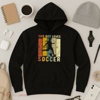 This Boy Loves Soccer Boy Soccer Hoodie thumb 3
