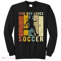 This Boy Loves Soccer Boy Soccer Sweatshirt thumb 0