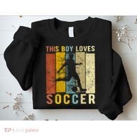 This Boy Loves Soccer Boy Soccer Sweatshirt thumb 2