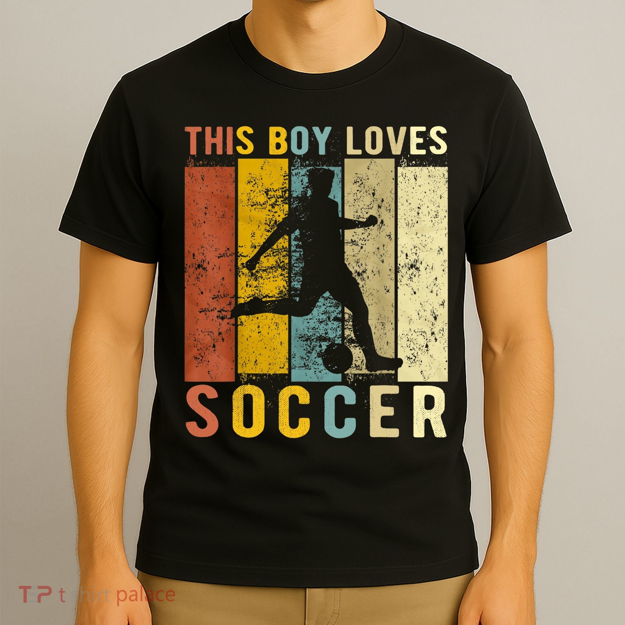 This Boy Loves Soccer Boy Soccer T-Shirt