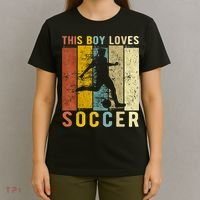 This Boy Loves Soccer Boy Soccer T-Shirt thumb 4