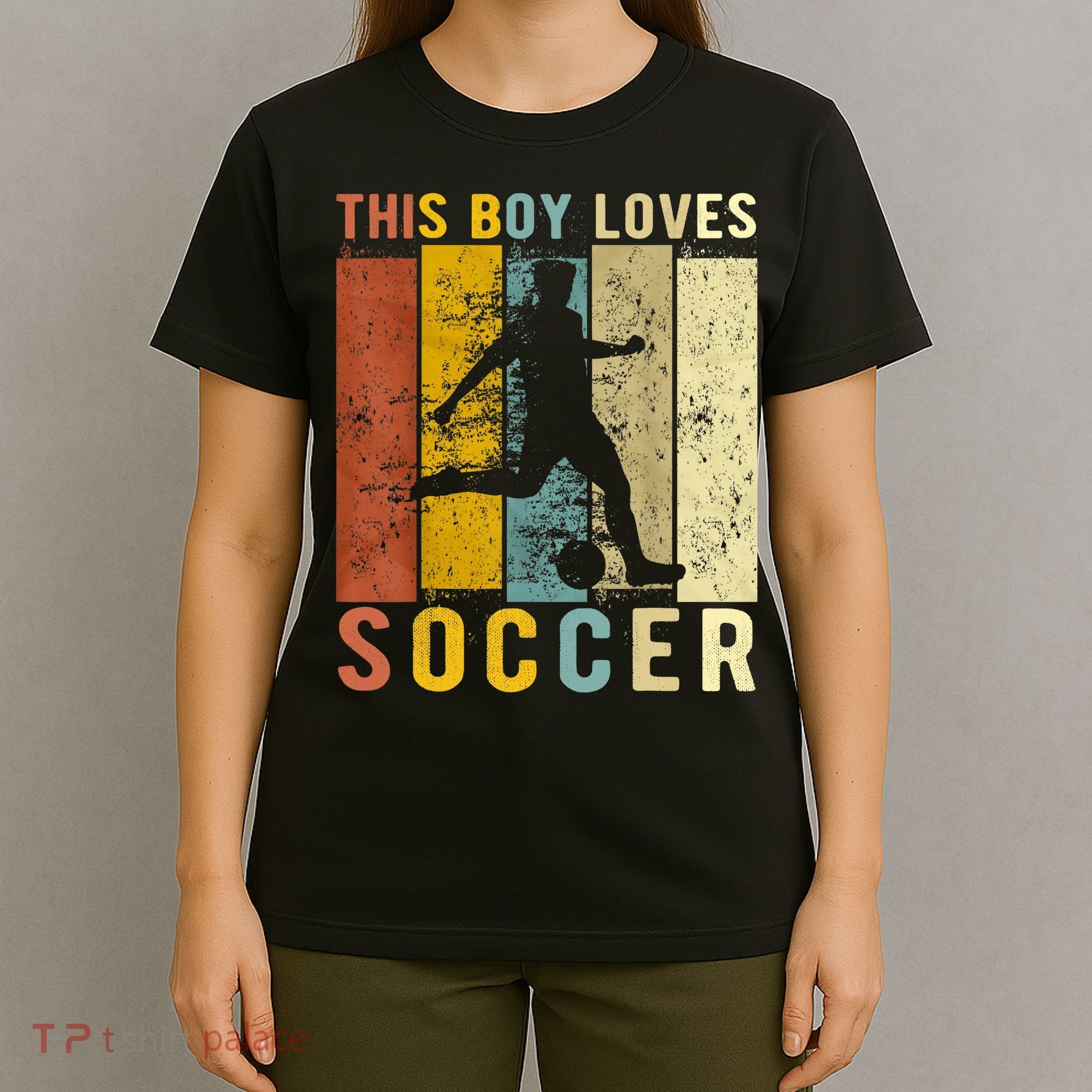 This Boy Loves Soccer Boy Soccer T-Shirt