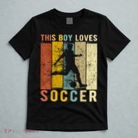 This Boy Loves Soccer Boy Soccer T-Shirt thumb 5