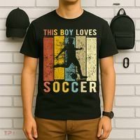 This Boy Loves Soccer Boy Soccer T-Shirt thumb 6