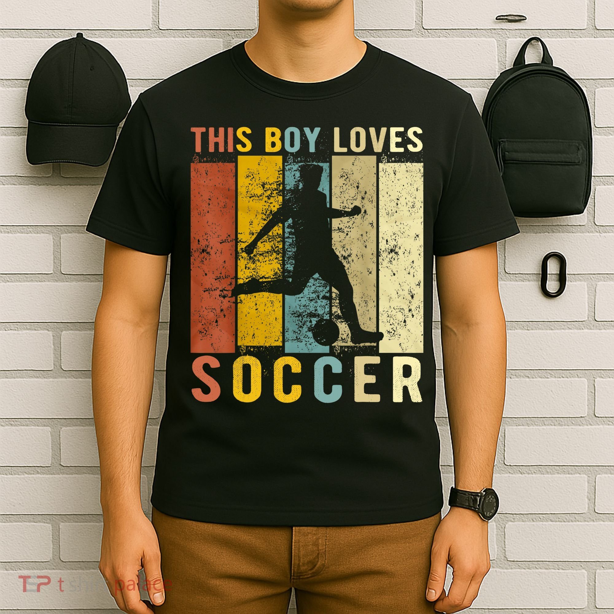 This Boy Loves Soccer Boy Soccer T-Shirt