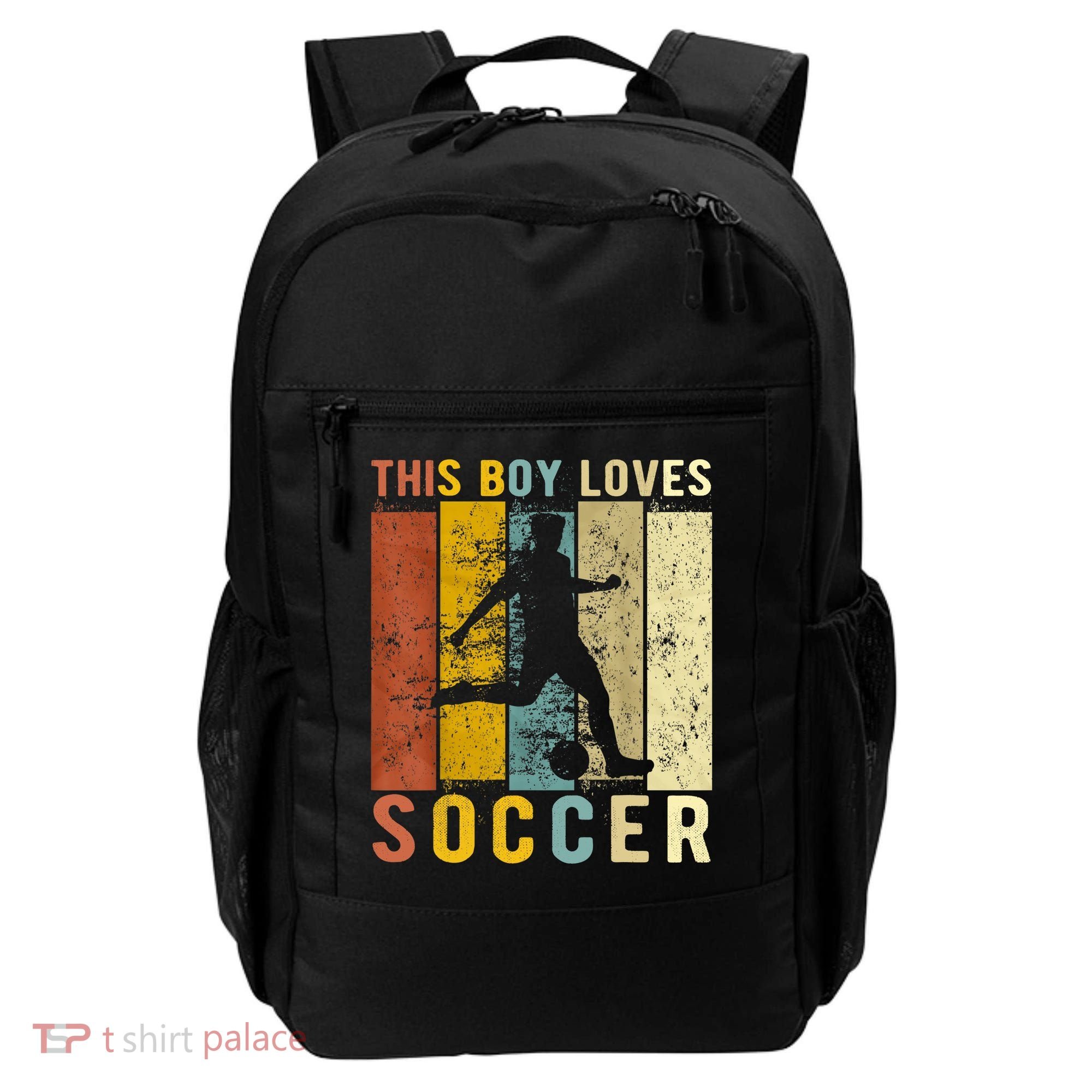 This Boy Loves Soccer Boy Soccer Backpack