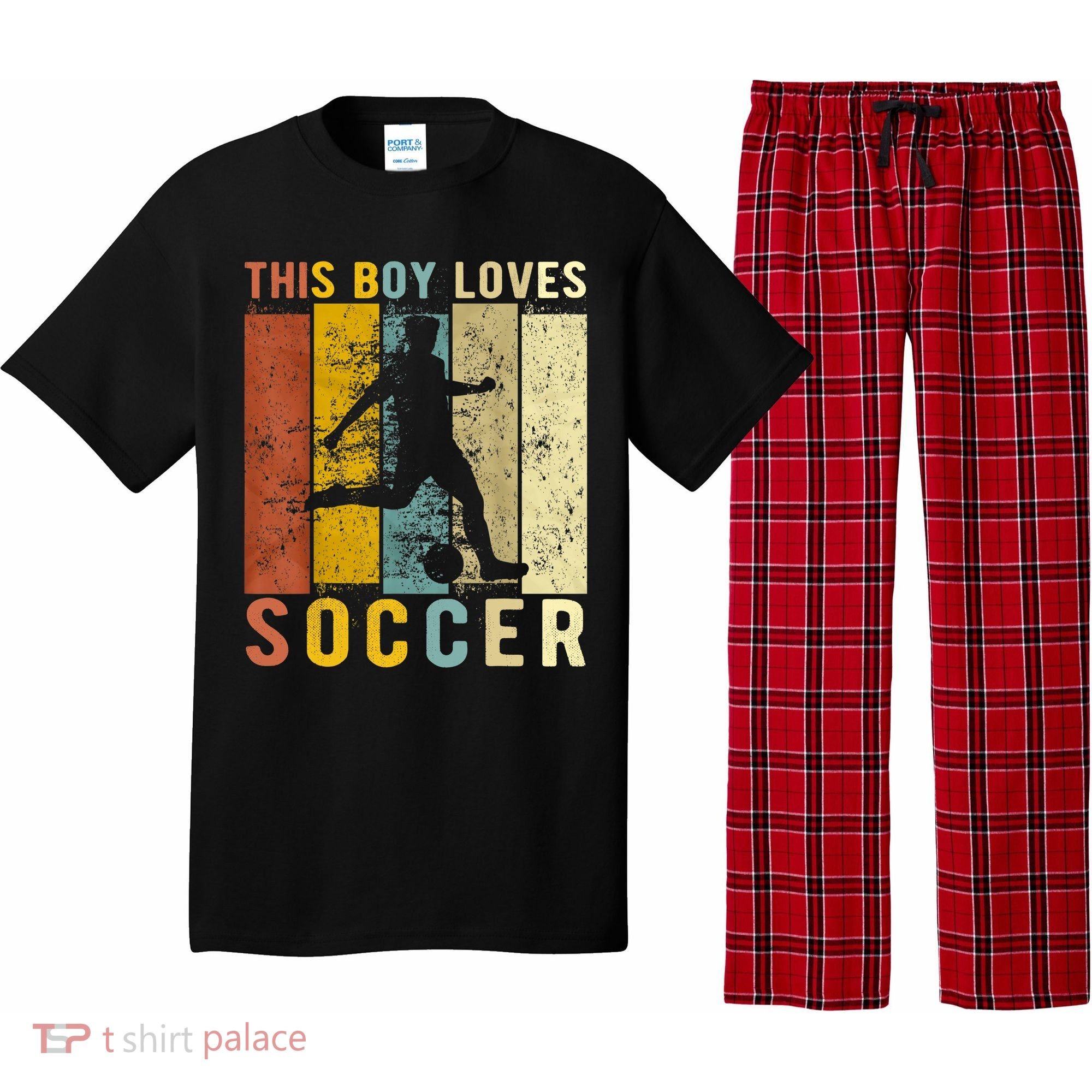 This Boy Loves Soccer Boy Soccer Pajama Set