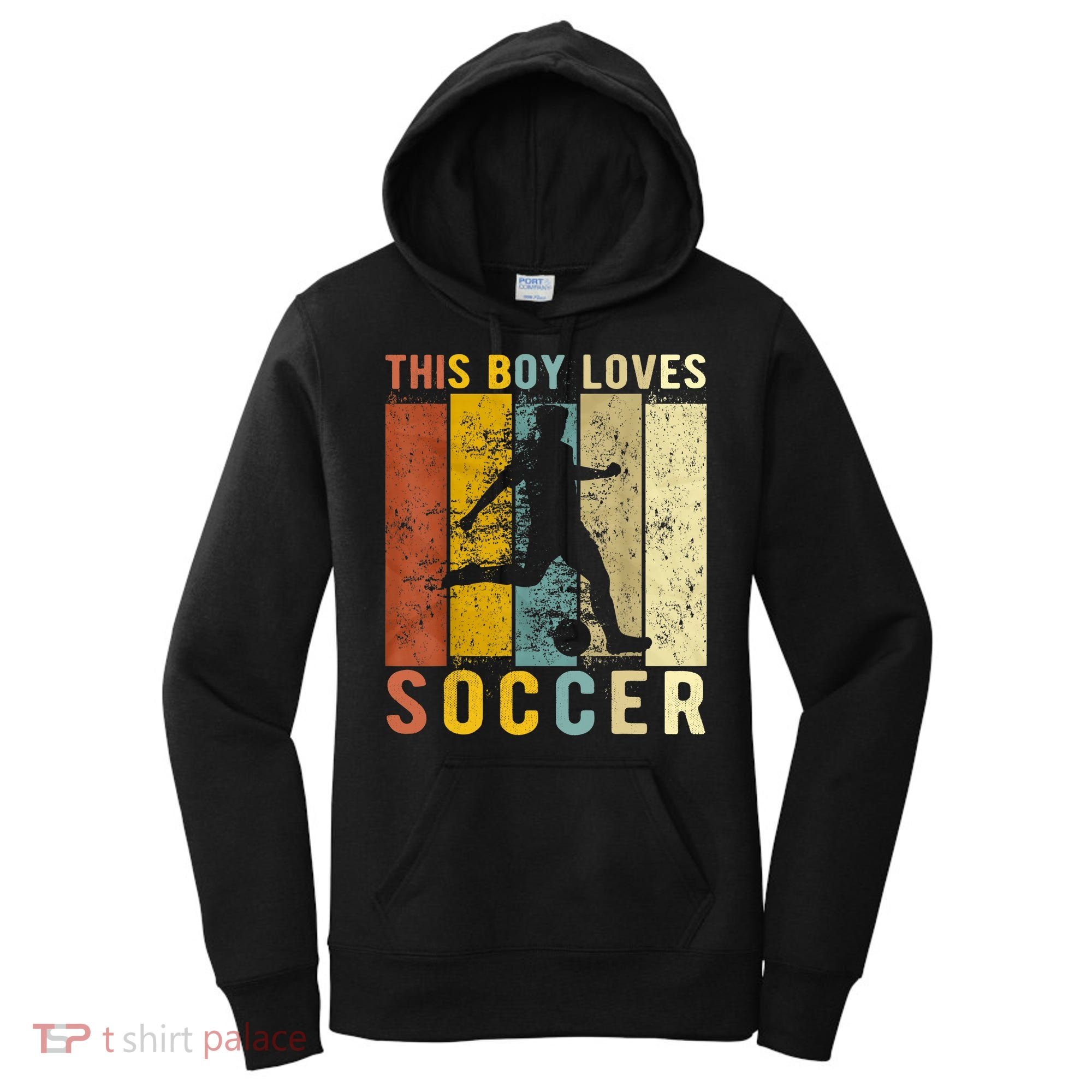 This Boy Loves Soccer Boy Soccer Women's Hoodie