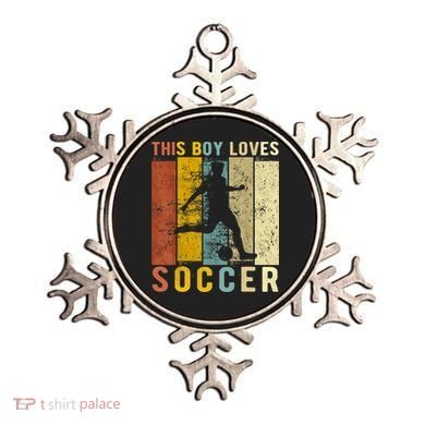 This Boy Loves Soccer Boy Soccer Ornament