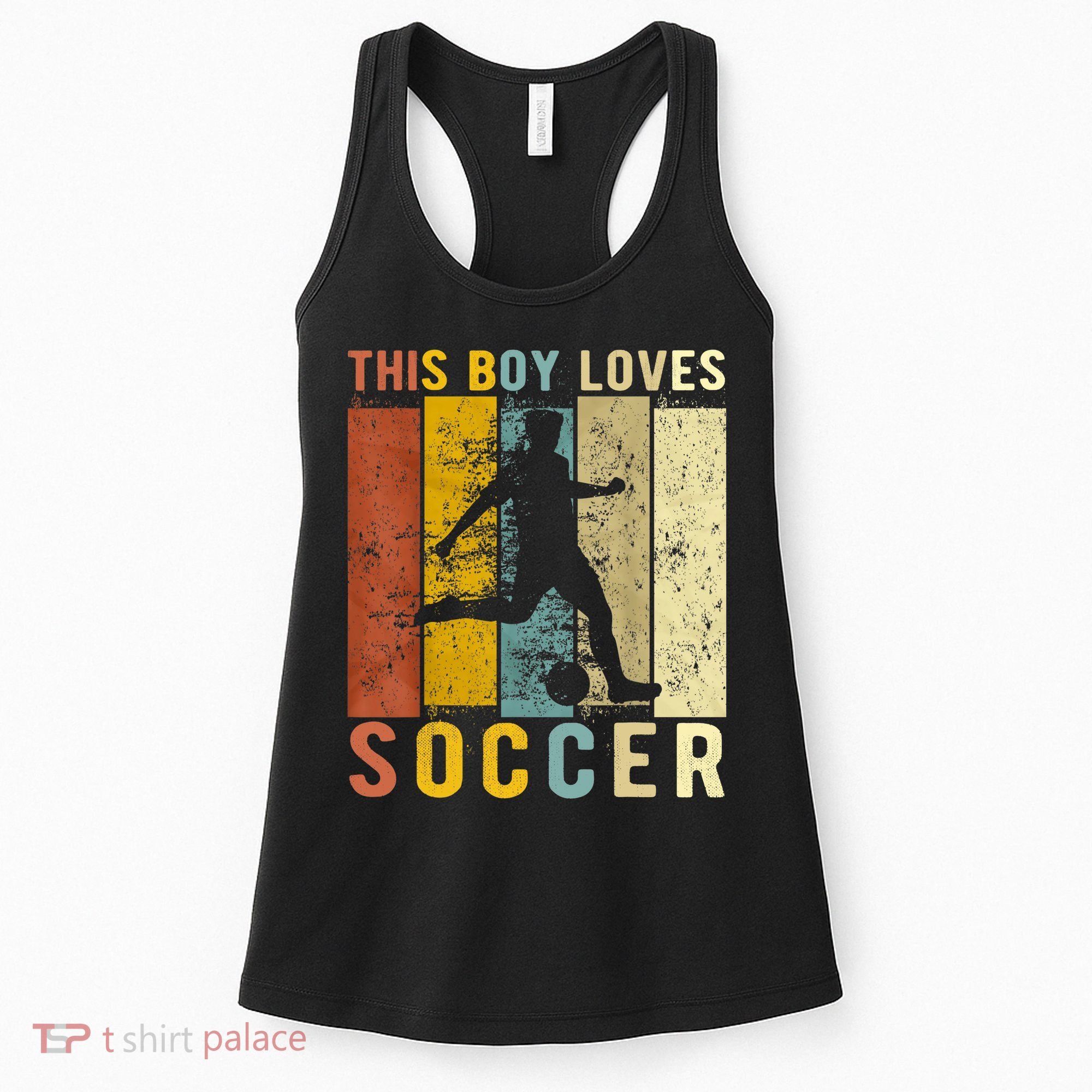 This Boy Loves Soccer Boy Soccer Women's Tank Top