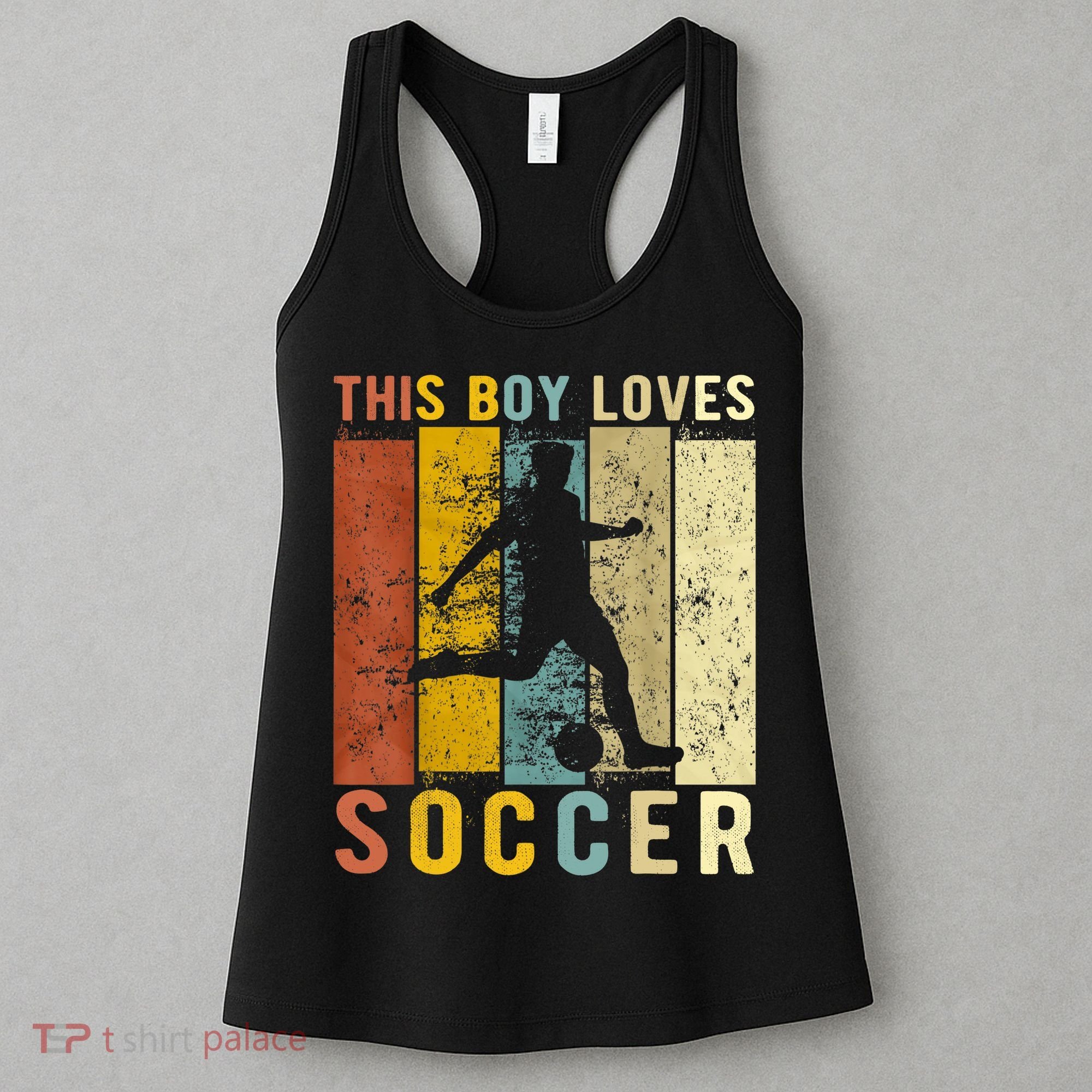 This Boy Loves Soccer Boy Soccer Women's Tank Top