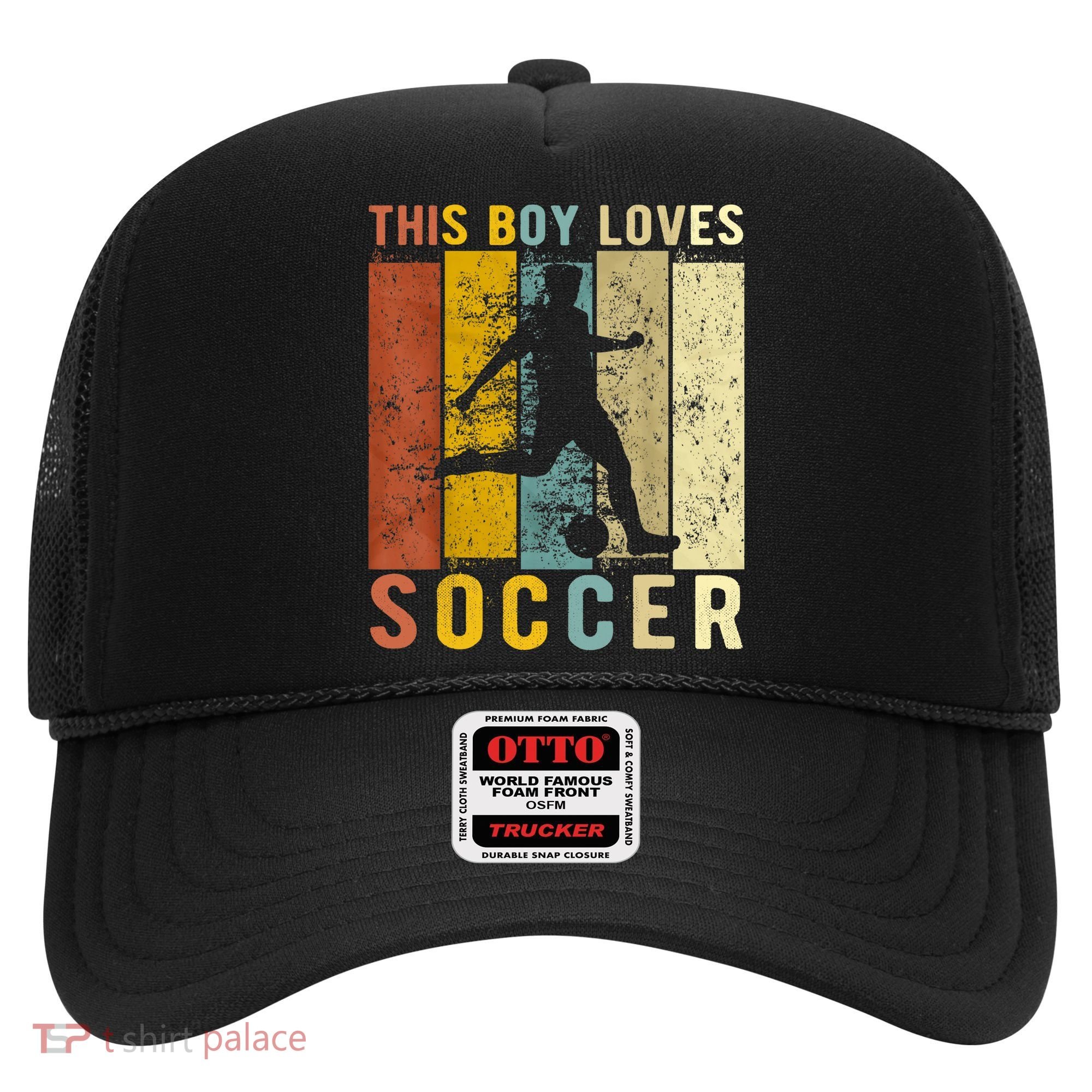 This Boy Loves Soccer Boy Soccer Hat