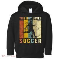 This Boy Loves Soccer Boy Soccer Toddler Hoodie thumb 0