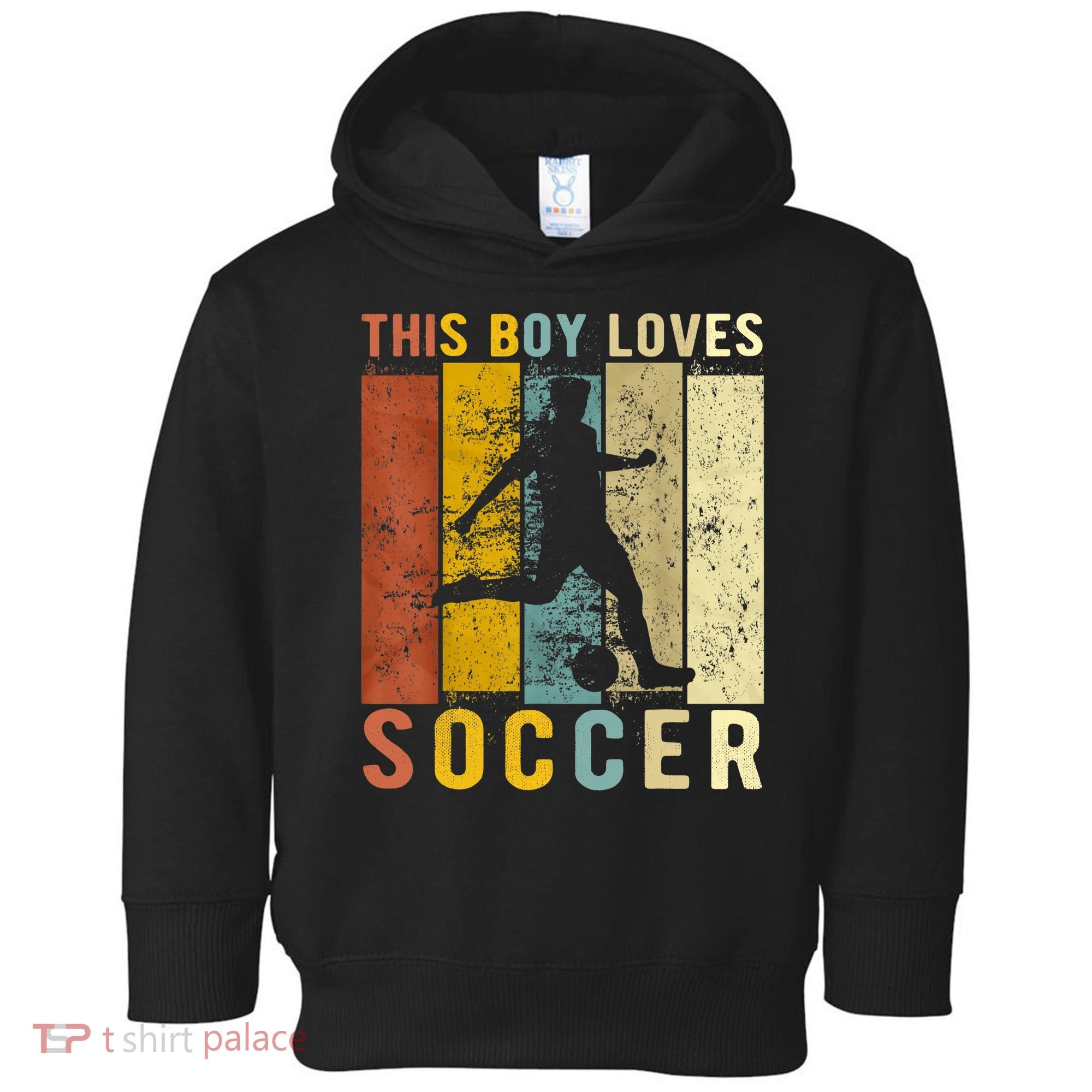 This Boy Loves Soccer Boy Soccer Toddler Hoodie