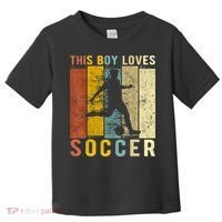 This Boy Loves Soccer Boy Soccer Toddler T-Shirt thumb 0