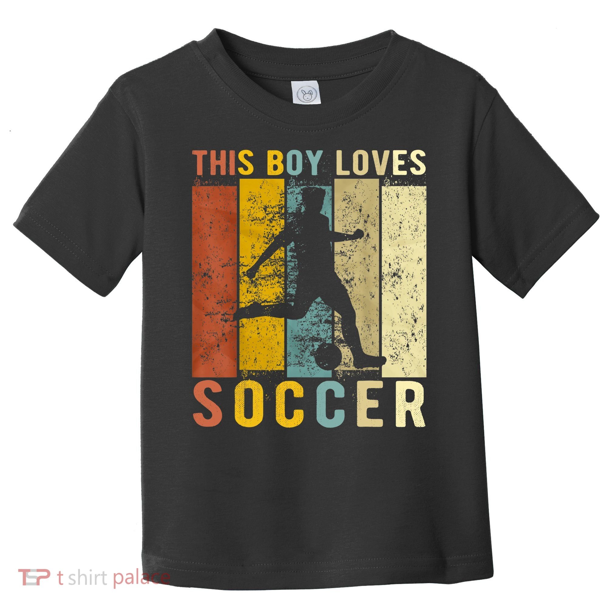 This Boy Loves Soccer Boy Soccer Toddler T-Shirt