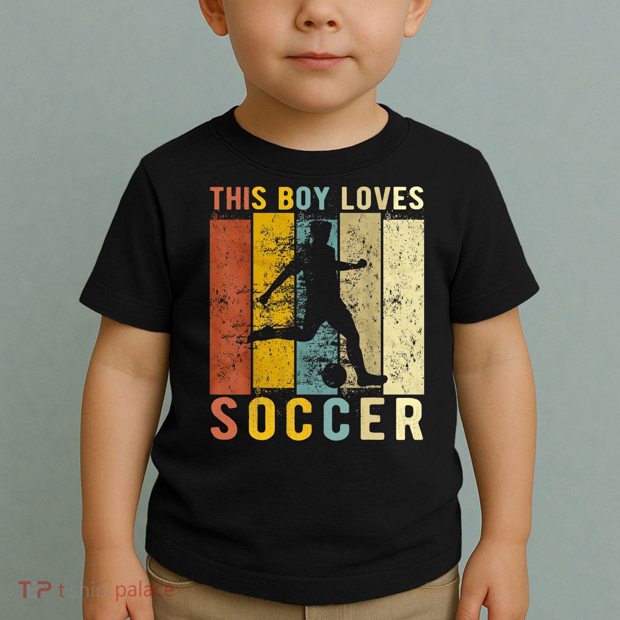 This Boy Loves Soccer Boy Soccer Toddler T-Shirt