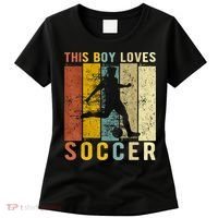 This Boy Loves Soccer Boy Soccer Women's T-Shirt thumb 0