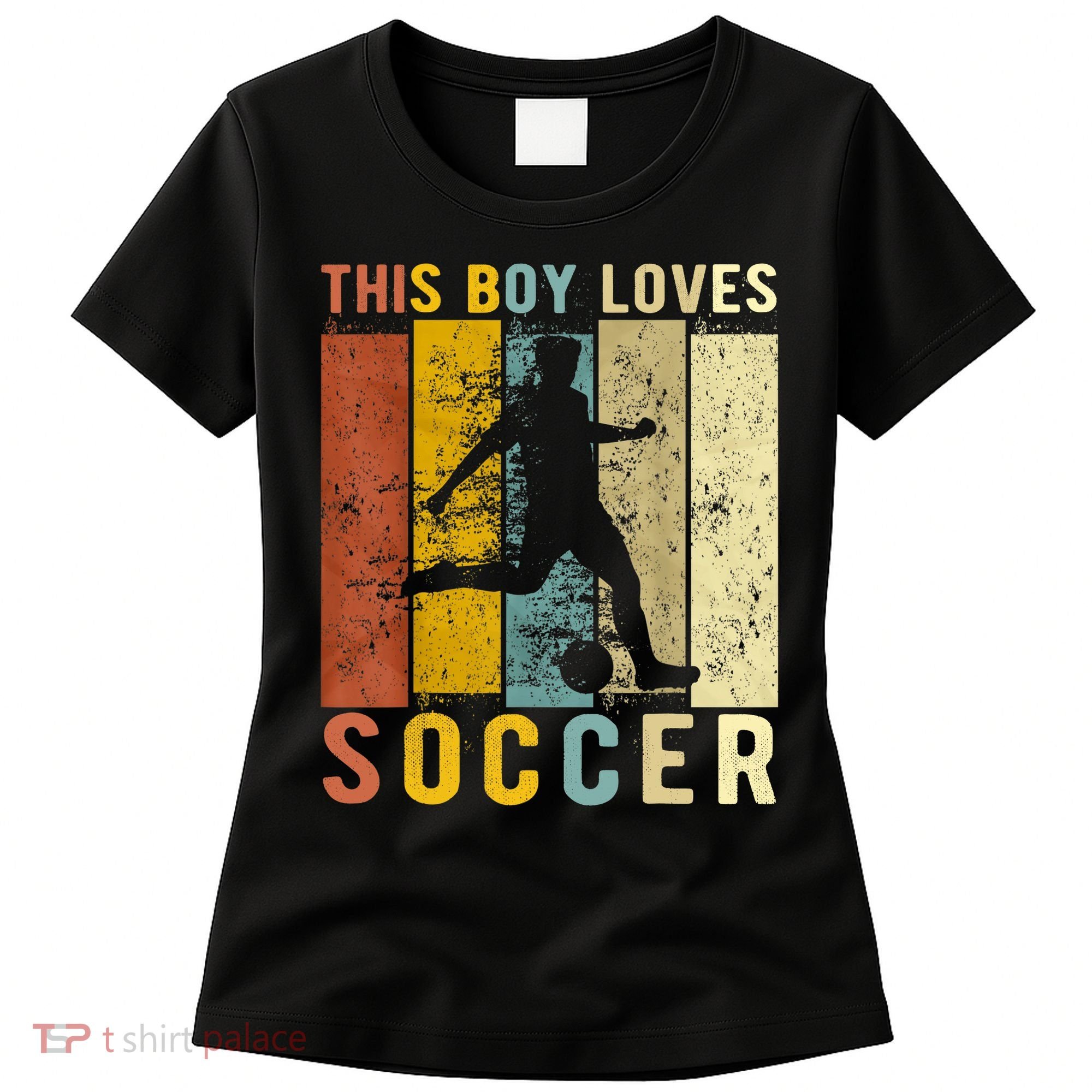 This Boy Loves Soccer Boy Soccer Women's T-Shirt