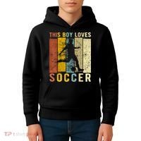 This Boy Loves Soccer Boy Soccer Kids Hoodie thumb 4