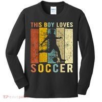 This Boy Loves Soccer Boy Soccer Kids Long Sleeve Shirt thumb 0