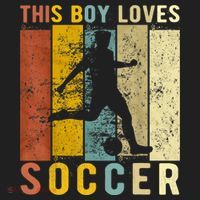 This Boy Loves Soccer Boy Soccer Kids Plaid Pajama Set thumb 2