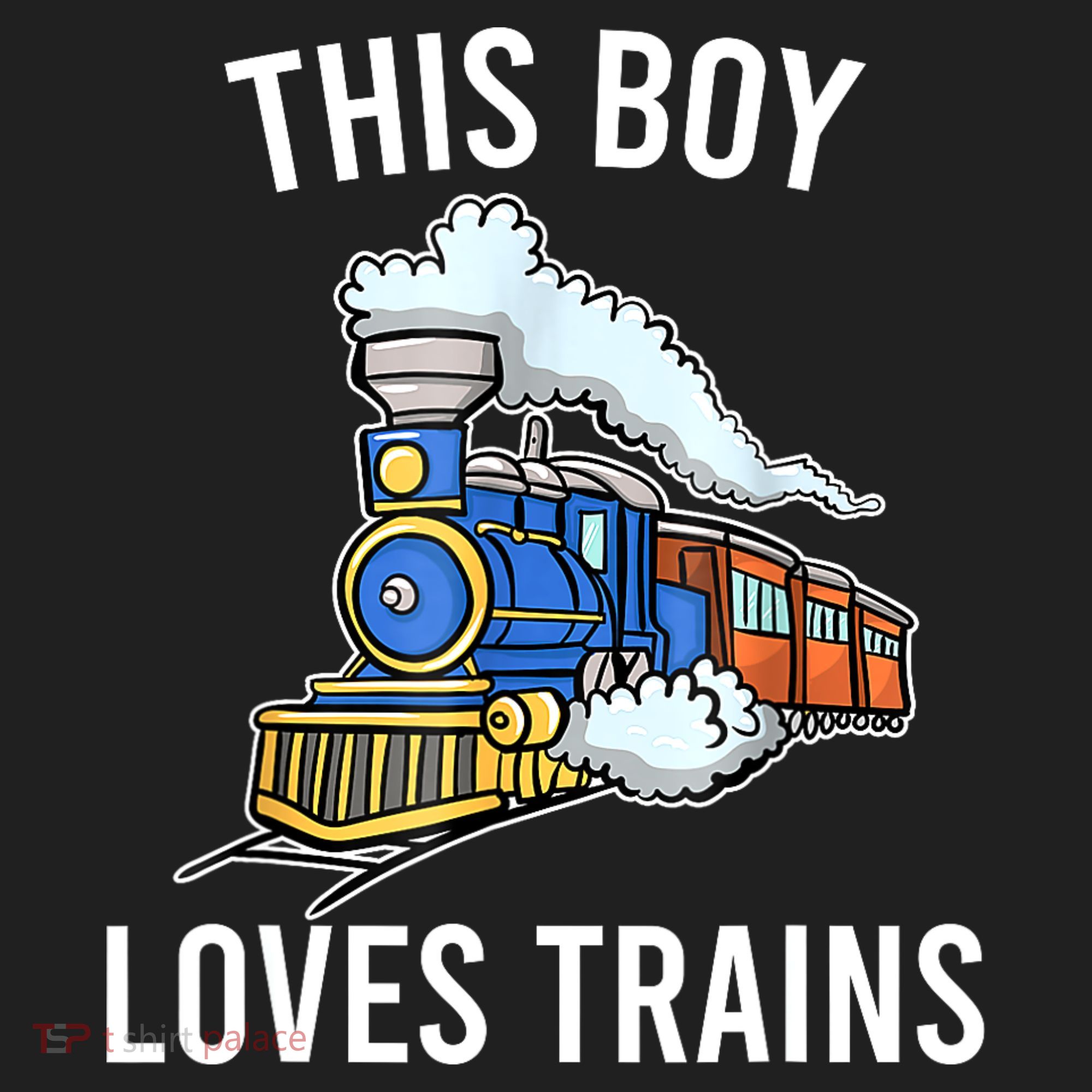 This Boy Loves Trains Gift Train Wagon Lover Gifts Women's Cooling Performance Crew T-Shirt