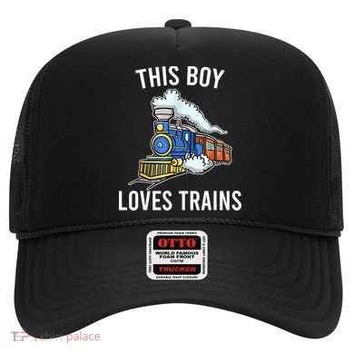 This Boy Loves Trains Gift Train Wagon Lover Gifts Hat